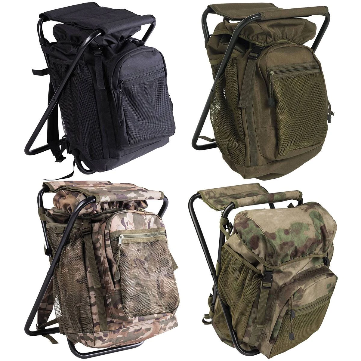 Mil-Tec Ansitzrucksack Mit Hocker Versch. Farben 3 Mil-Tec Ansitzrucksack Mit Hocker Versch. Farben