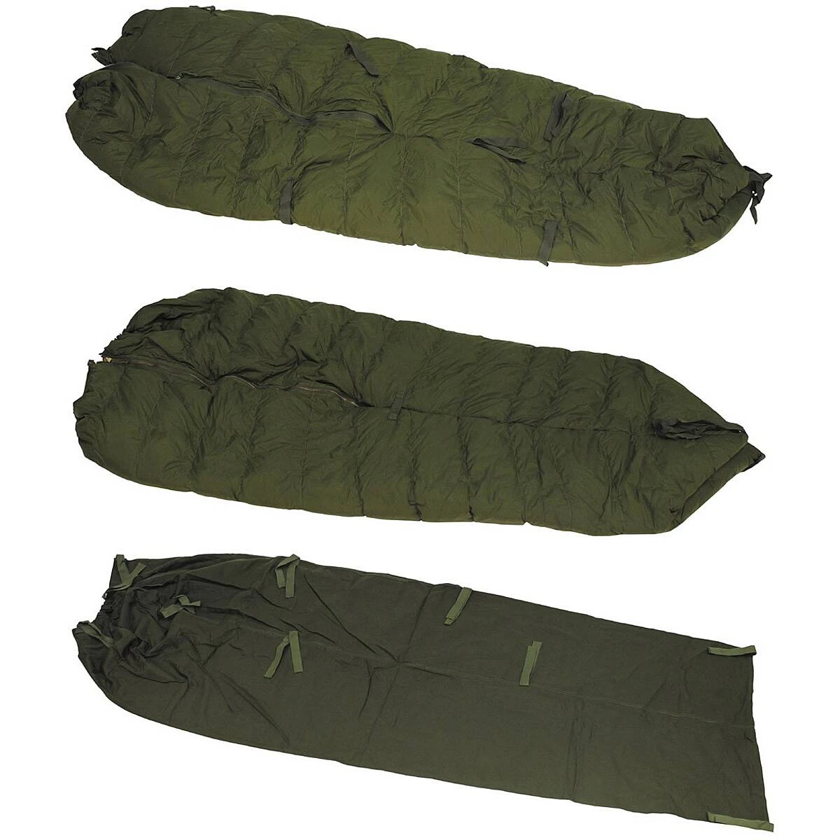 BW Schlafsack Winter 5-tlg. Gebraucht 3 BW Schlafsack Winter 5-tlg. Gebraucht