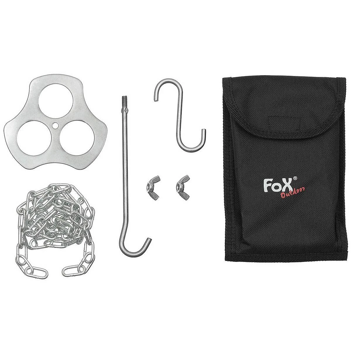 Dreibeinhalter Mit Kette Und Haken 4 Dreibeinhalter Mit Kette Und Haken – Bild 2