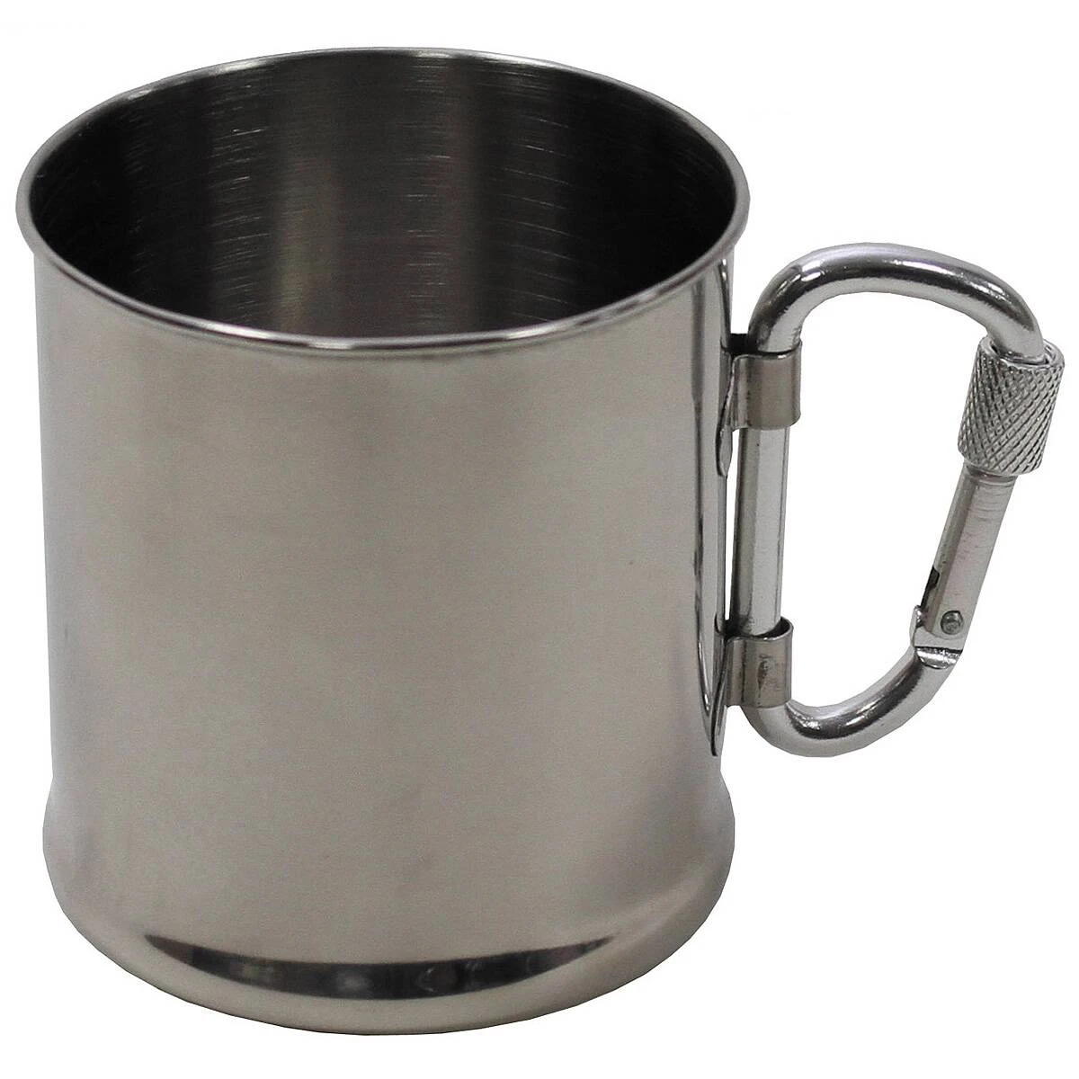 Edelstahl Tasse Mit Karabiner, 220 Ml 3 Edelstahl Tasse Mit Karabiner, 220 Ml