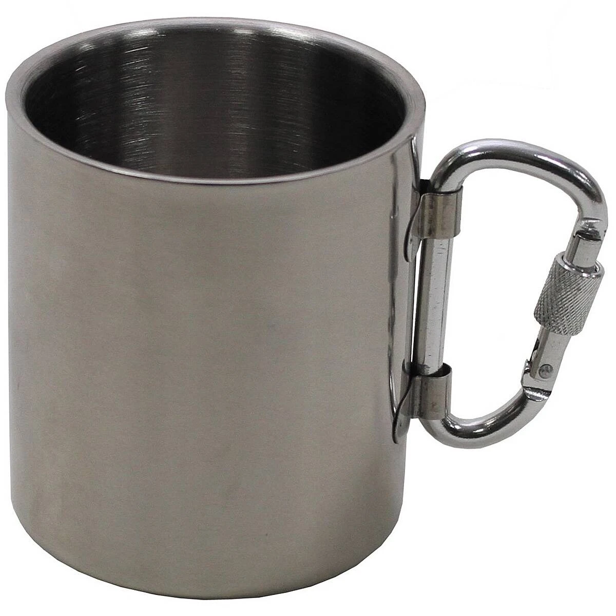 Edelstahl Thermo-Becher Mit Karabiner, 300 Ml 3 Edelstahl Thermo-Becher Mit Karabiner, 300 Ml