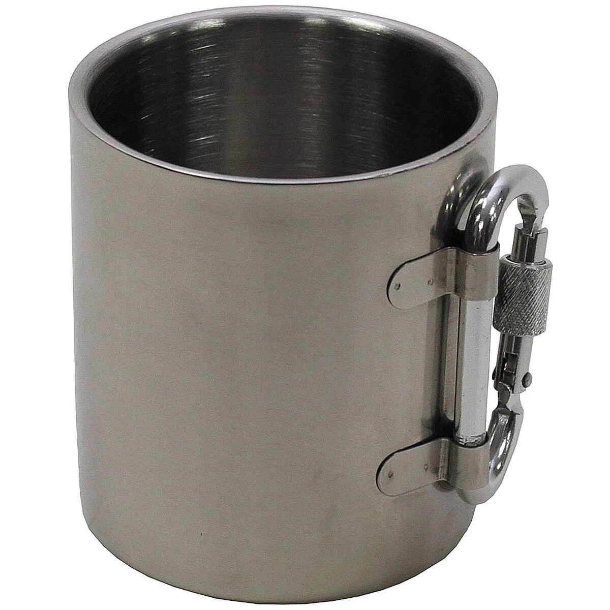 Edelstahl Thermo-Becher Mit Karabiner, 300 Ml 4 Edelstahl Thermo-Becher Mit Karabiner, 300 Ml – Bild 2