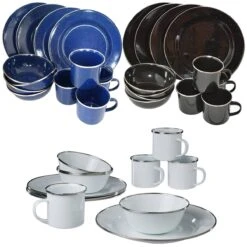 Emaille Essgeschirr Versch. Farben