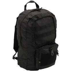 Faltbarer Rucksack Schwarz -OutdoorPro Verkaufsgeschäft faltbarer rucksack schwarz3
