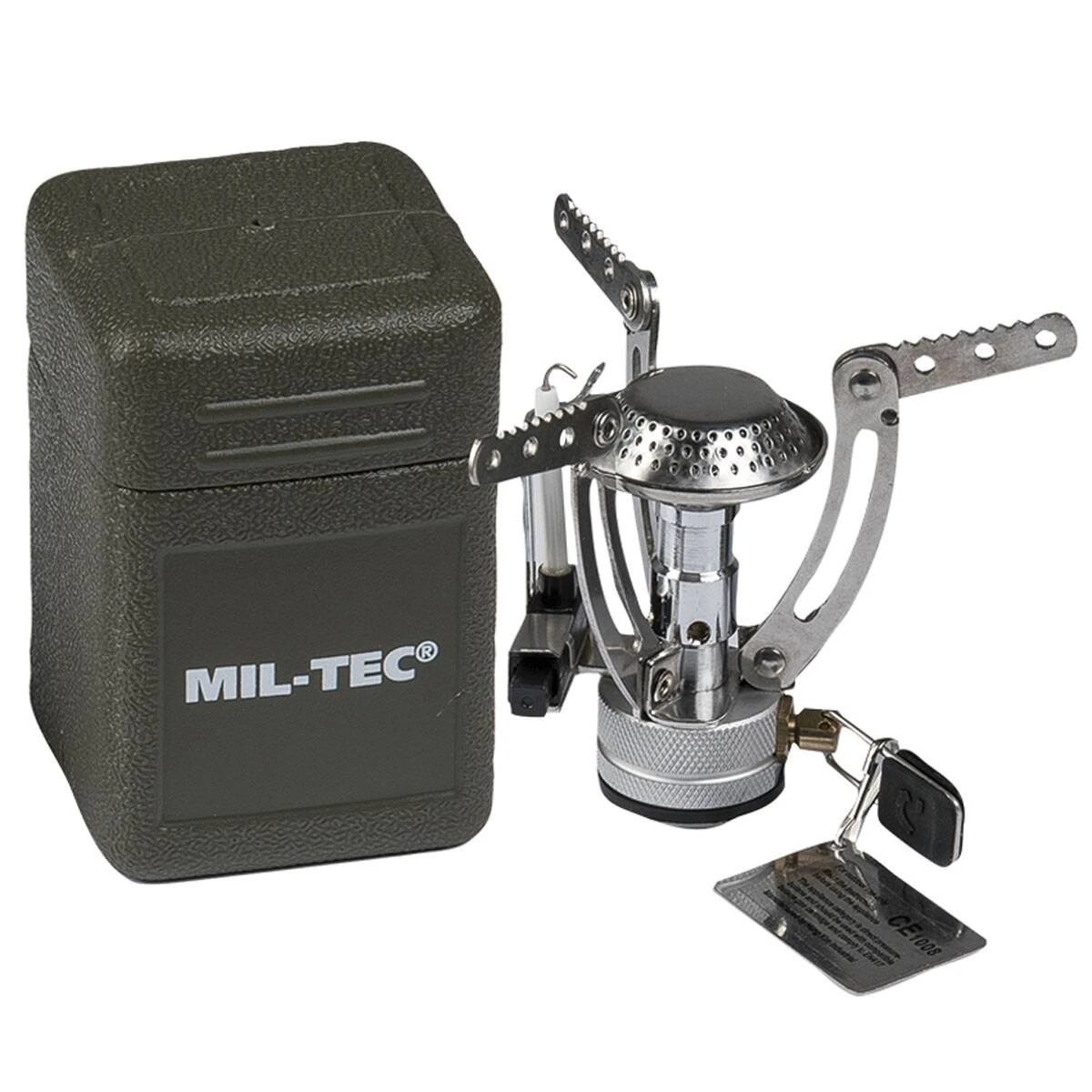 Mil-Tec Gaskocher (Spider), Klappbar, Mit Piezo-Zündung 3 Mil-Tec Gaskocher (Spider), Klappbar, Mit Piezo-Zündung