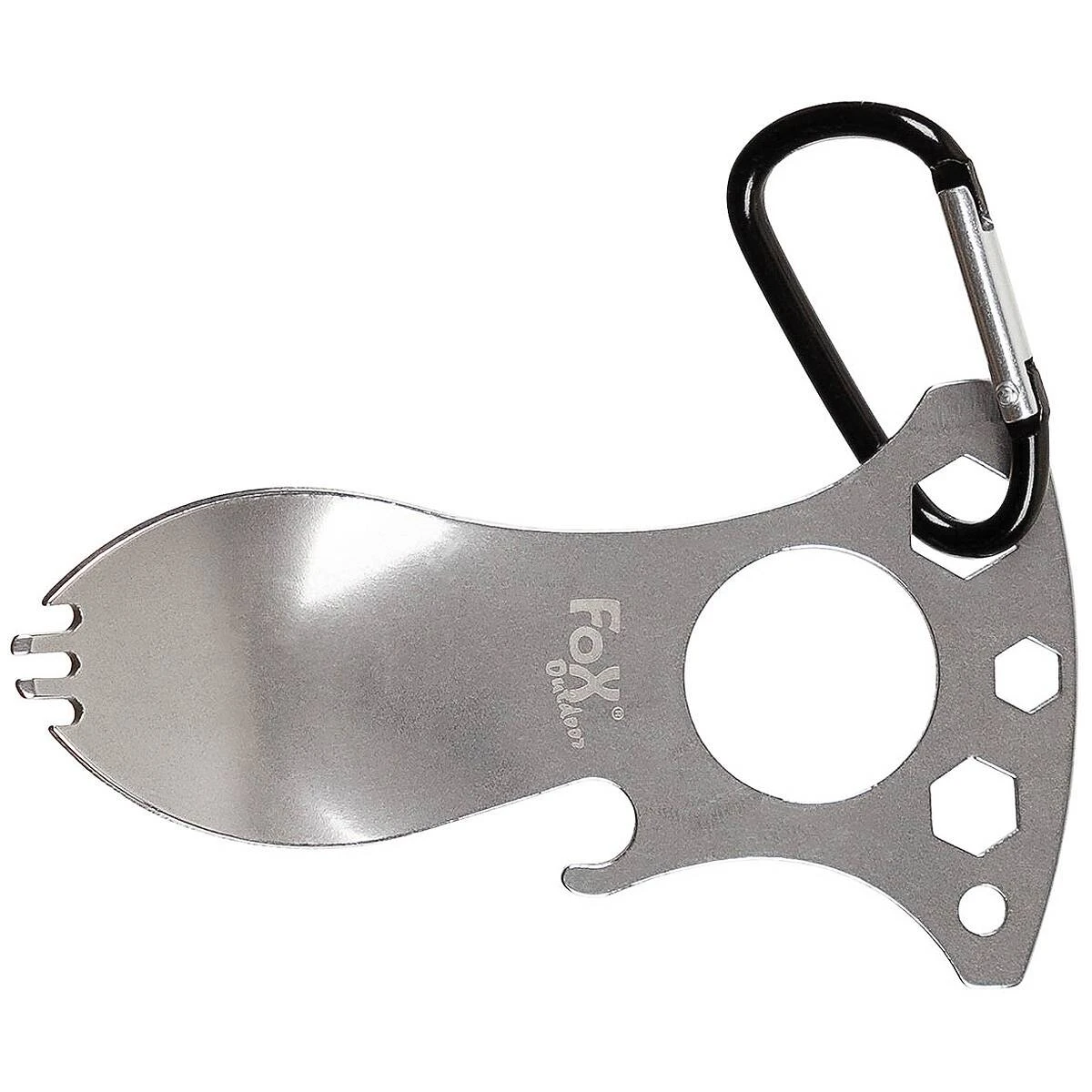 Multifunktionsgöffel Mit Karabiner 4 Multifunktionsgöffel Mit Karabiner – Bild 2