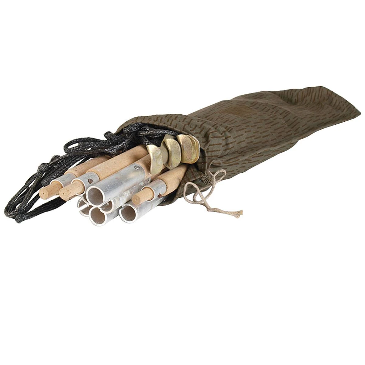 NVA Zeltbesteck Im Beutel 3 NVA Zeltbesteck Im Beutel