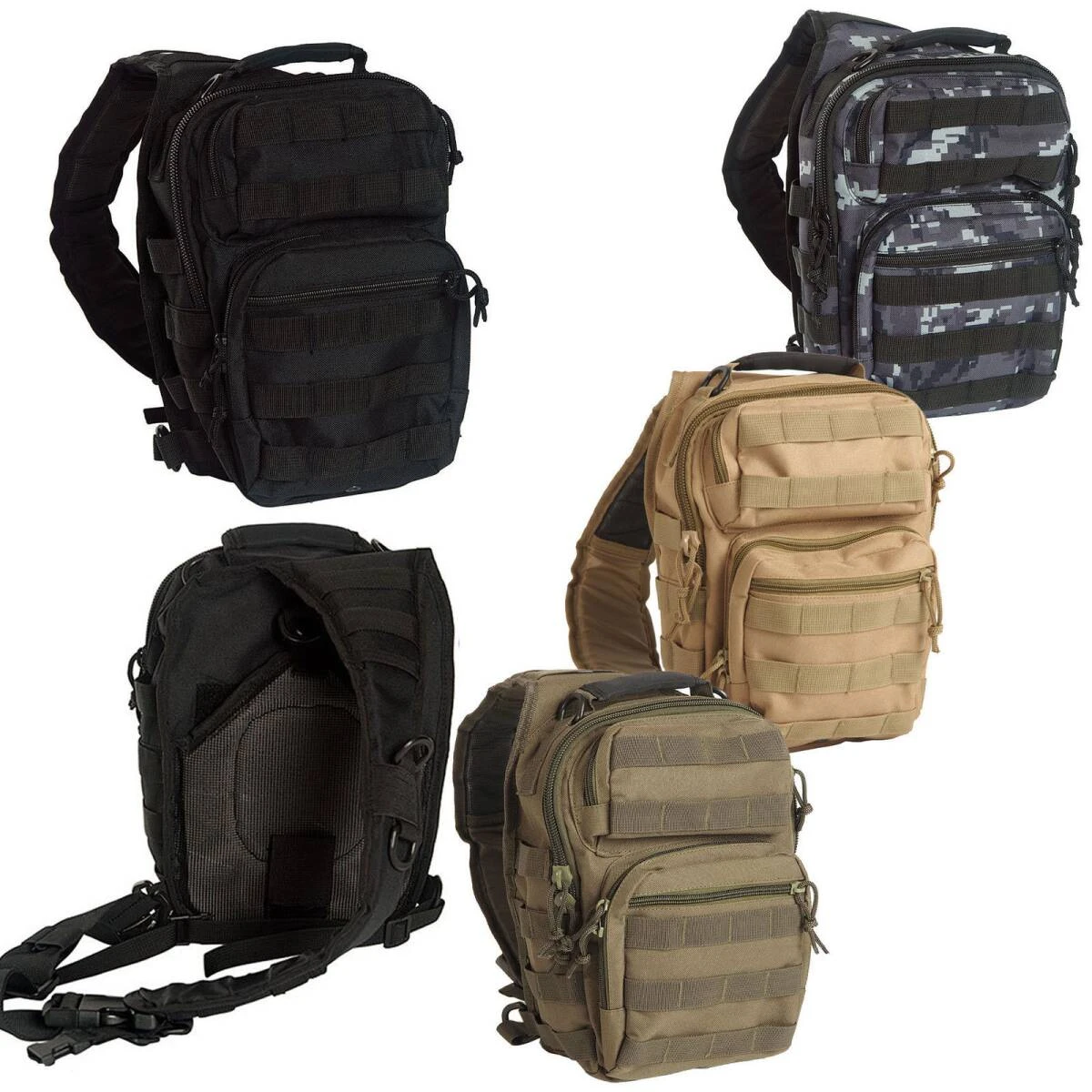 Mil-Tec One Strap Assault Pack Small Versch. Farben 5 Mil-Tec One Strap Assault Pack Small Versch. Farben – Bild 3