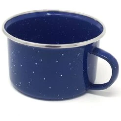 Tasse Emaille Blau 250 Ml