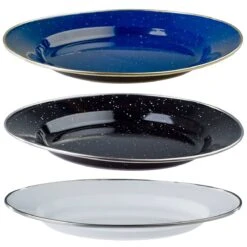 Teller Emaille Versch. Farben