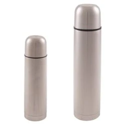 Vakuum-Thermoskanne Silber Versch. Größen